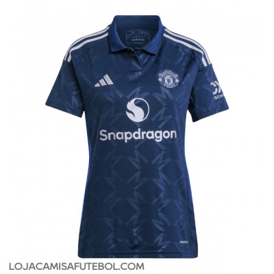 Camisa de Futebol Manchester United Casemiro #18 Equipamento Secundário Mulheres 2024-25 Manga Curta Camisa de Futebol Manchester United Casemiro #18 Equipamento Secundário Mulheres 2024-25 Manga Curta